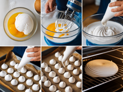 Technique pas à pas pour obtenir une meringue brillante et croquante à chaque fois