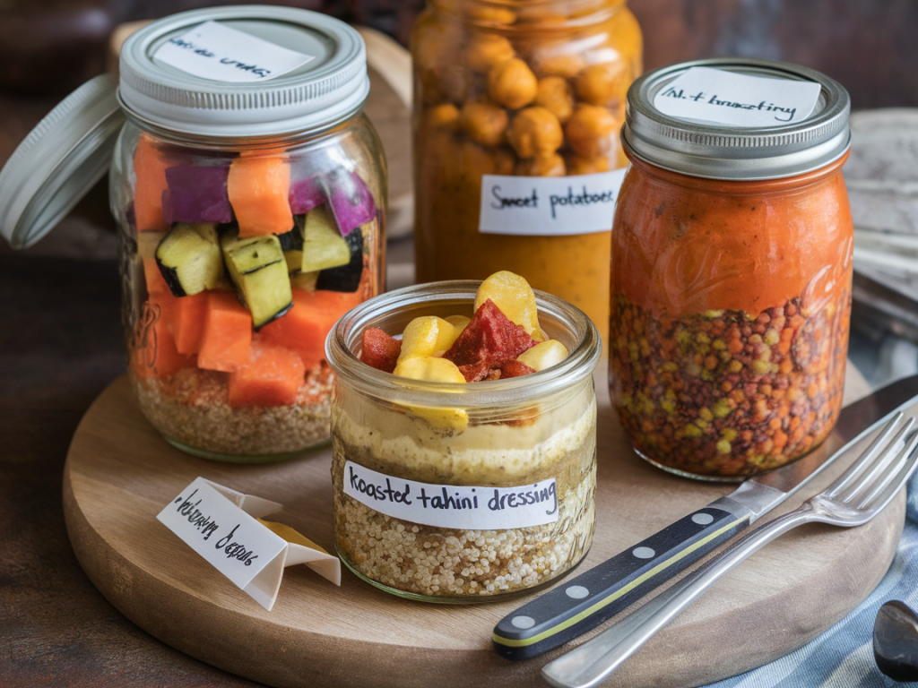 Comment préparer des bocaux repas maison pour la semaine avec 3 ingrédients de base
