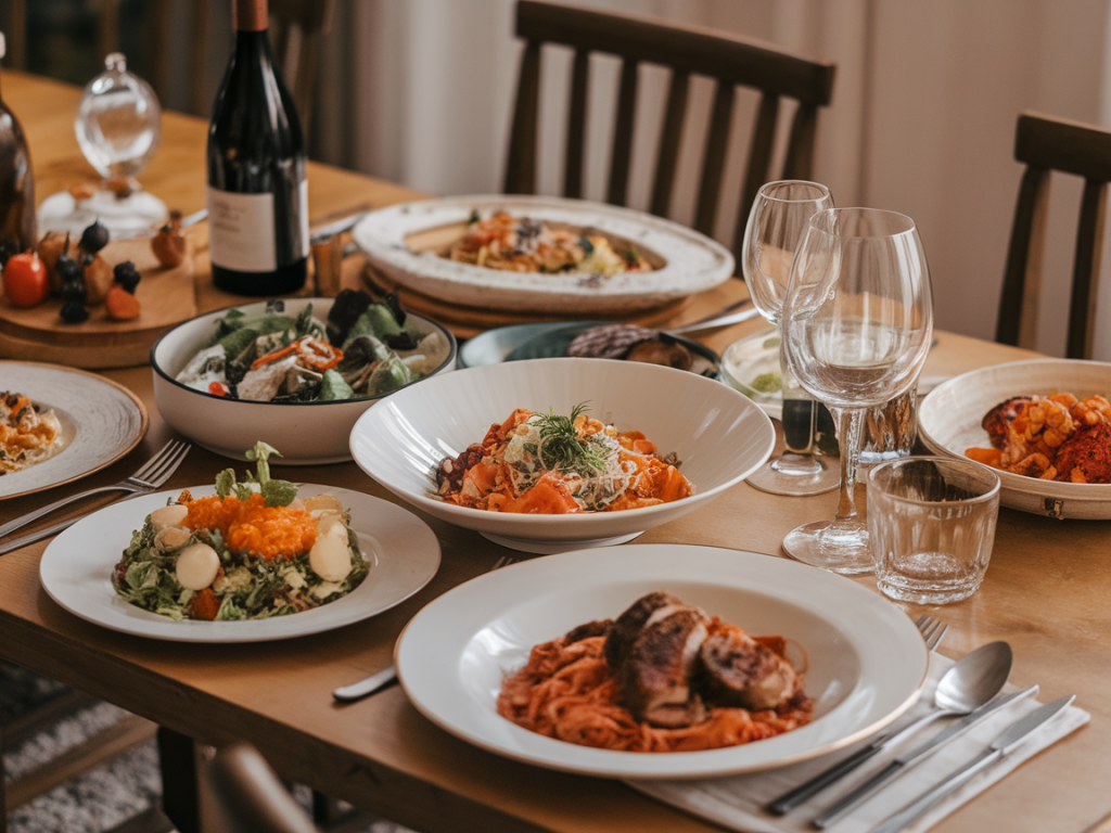 Quel menu prêt à l'avance pour recevoir six personnes en limitant la vaisselle et le stress