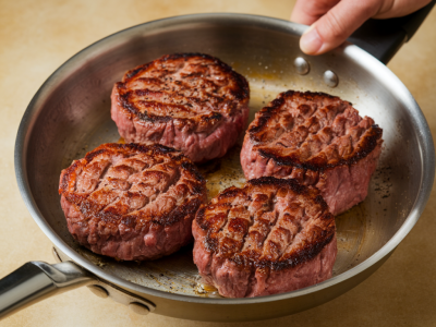Quelle technique pour obtenir des steaks hachés maison juteux et bien dorés sans ajout de panure
