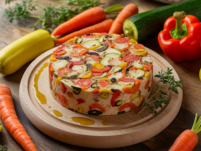 La terrine de légumes facile pour un apéritif léger et zéro gâchis
