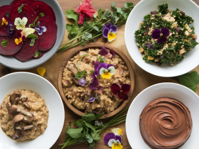 Quel menu complet préparer pour un dîner convivial végétarien à quatre