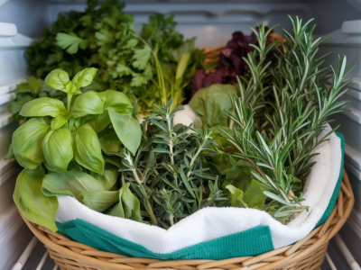 Comment conserver herbes fraîches et aromates pour qu'elles restent fraîches 2 semaines